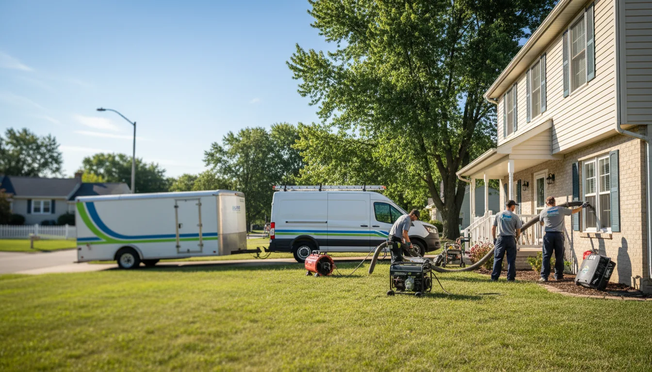 Flooded Basement Restoration And Cleanup With Repair in Alton, MO near me